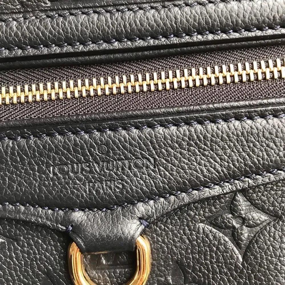 Louis Vuitton Empreinte Petillante Clutch Navy | Monogram Leather | Authentic - Picture 4 of 13